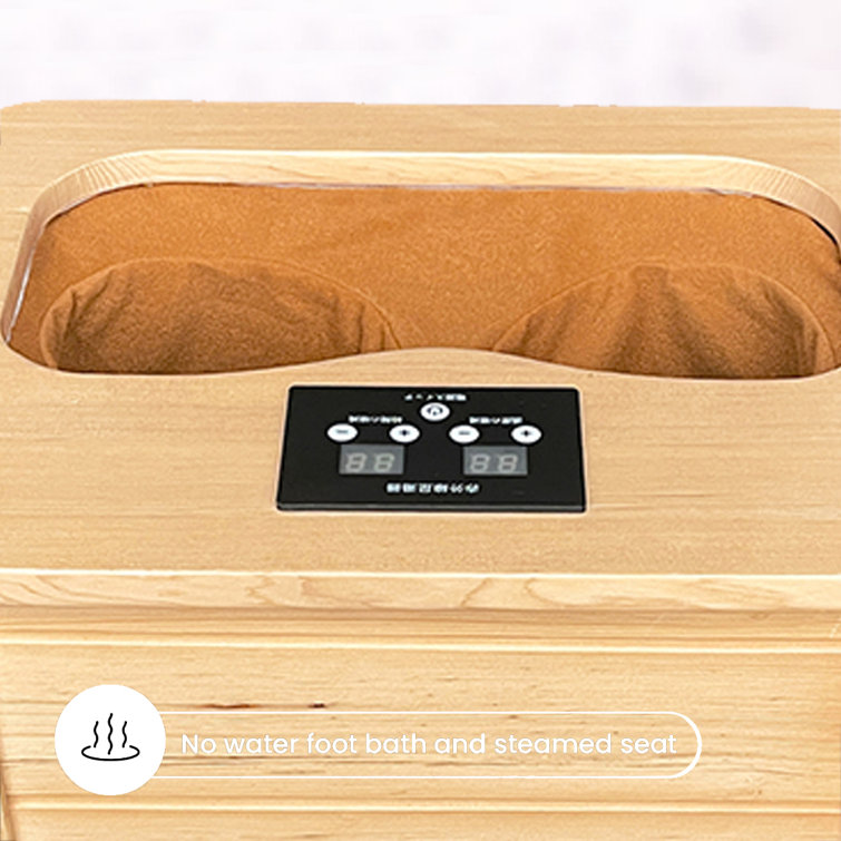 MOLAMOLA Portable Dry Heated Infrared Foot Spa And Sauna Without Water